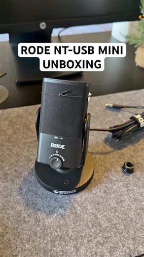 Unboxing the RODE NT-USB MINI Mic🎙️#shorts