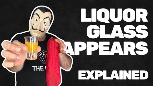 31K views · 623 reactions | LIQUOR GLASS APPEARS ! MAGIC TRICK TUTORIAL 彩 Gimmick Step by Step #tricks #magic #foryou | The Mask Magic Tricks | Facebook