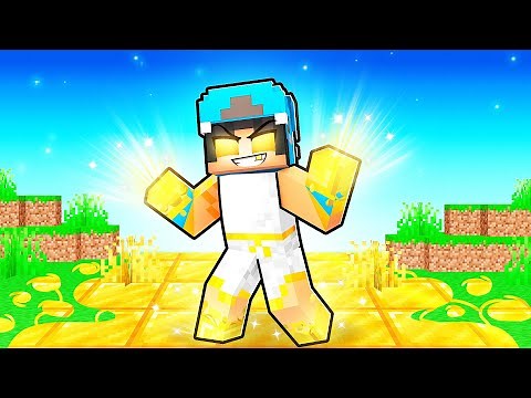 Playing as a GOLDEN GODDESS in Minecraft With Crazy Fan Girl!
