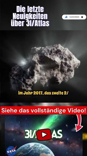 Unglaubliche Fakten über 3I/ATLAS Teil 10 #nasa #universum #komet #raumschiff #alien #spacex