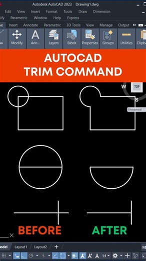 🖥️ AutoCAD Trim Command Tutorial 🚀 More Videos Watch our Youtube Channel ✨ Channel Name : Engineer Drawing Solution 💻Training Highlight's ✅ Government Recognized Certified Training Centre ✅ 12 Years Experienced Trainers ✅ 100% Placement Support ✅ One on One Coaching ✅ Flexible Timing ✅ Easy Payment Method 🎓We Provide Training ✅ CADD Training ✅ BIM Training ✅ Architect Training ✅ Oil and Gas 3D Piping Training ✅ Full Stack Development Training ✅ Tally GST Training ✅ DCA & HDCA Training ✅ Proj