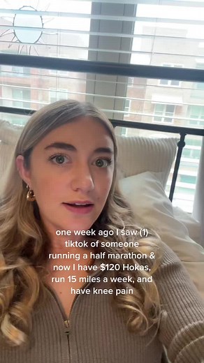 she’s a runner she’s a track star ⭐️ #halfmarathontraining #hokas #runtok