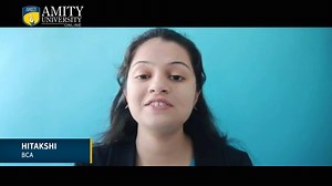 1.5K views · 13 reactions | Proud Moment! As our student of online BCA, Hitakshi shares her experience of pursuing online degree at Amity University online. | Amity Online | Facebook