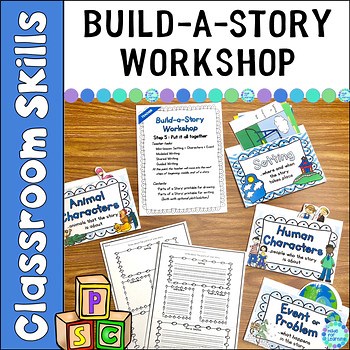 Interactive Story Elements Organizer Hands‑On Build‑A‑Story Cards & Worksheets