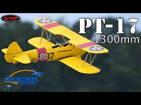 Dynam PT-17 1300mm Radio Control Airplane - A Classic Flyer