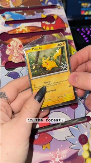 Take a peek at this Pikachu for day 15! #pokemon #pokemonadventcalendar #adventcalendar2025