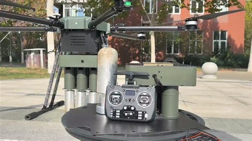 Shenzhen drone manufacturing companies on Instagram: "Integrated Combat UAV Integrated Combat UAV UAV Launcher Aerial Launching, the video shows an 80-caliber 6-round launcher performing a 4-round launch. It can launch while in flight or during hover. The launcher currently supports full protocol compatibility. #UAV #IntegratedCombatUAV #UAVLauncher #launcher ✈️ Trusted Drone Fleet Partner 🏭 5000㎡ Production Base: Full-cycle manufacturing from PCB to flight control systems 🌐 Serving 100+ Count