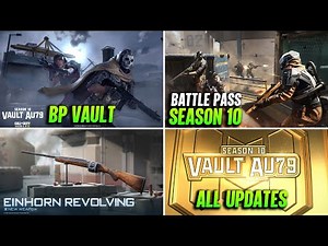 Season 10 Battle Pass Characters & Guns CODM - All Updates Walkthrough COD Mobile - Vault AU79