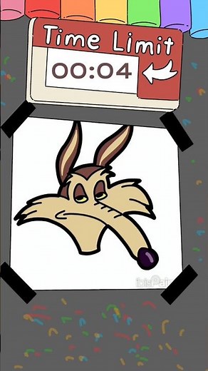Drawing Wile E. Coyote in 30Sec (looney tunes)