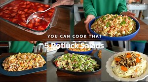 1.3M views · 20K reactions | Watch the episode: https://www.youtube.com/watch?v=jkLOzUCdOK0 Looking for crowd-pleasing potluck dishes that are guaranteed to disappear fast? In this week's episode, Nicole shares five fun and flavorful salad recipes that are perfect for barbecues, picnics, parties, or any group gathering. Click the link above to watch now ⬆️ | Allrecipes | Facebook