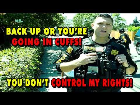 Menlo Park Gang Task Force Confronts Cameraman — ID REFUSAL Sparks NO RAS Showdown On Camera