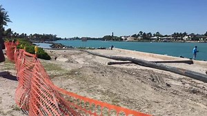 JUPITER INLET - The dredge off DuBois Park is preparing to pump about 60,000 cubic yards of sand through this two-foot-wide hose onto Jupiter Beach Park. The work is expected to take about three weeks. https://www.mypalmbeachpost.com/news/local/dredging-the-jupiter-inlet-planned-start-this-week/Yg3pzCPSqPjoCqMtxlBCsK/ The inlet and Beach remain open during the dredging. That’s Ocean Trail condominium in the background at the end of the video. (Video/Bill DiPaolo) | Jupiter News