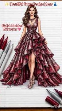 ✨ Beautiful Gown Design Ideas 👗 | Stylish Fashion Collection 💖 #shorts