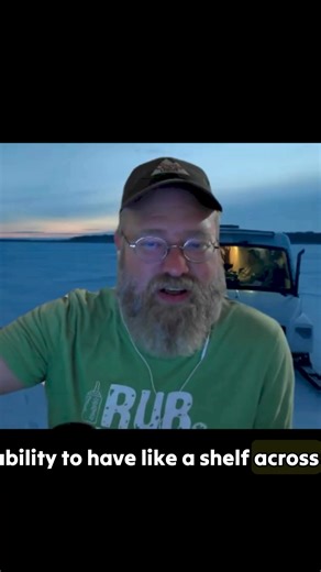 You need a Bay Runner, we talk about getting a bay runner ice shack to fish from - see the full hard water fishing show podcast at https://bit.ly/4iqhORM | Hard Water Fishing Show