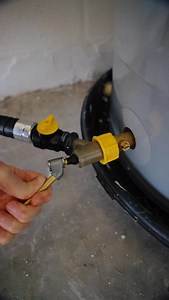 You don’t necessarily need an air compressor, just something to add a bit of air pressure is all 🤷‍♂️💨 DM us to learn more if you’re curious! 👀📥 🏷 - - - #watertank #plumbing #diy #tankcleaning #homecleaning | Sediment Buster: Water Heater Cleaning Tool