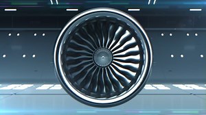 Close-up 3d Animated Digitalization Turbine Jet Stock Footage Video (100% Royalty-free) 1062185491 | Shutterstock