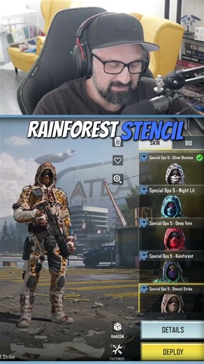 All my SPEC OPS 5 skins in #CODM
