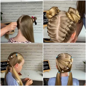 110K views · 690 reactions | You need to try this upside down braid and pigtails  | MetDaan | Facebook