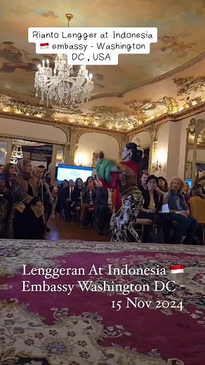 Rianto Lengger Performance at the Indonesian Embassy
