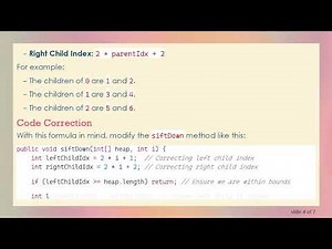 Understanding How to Implement a Heap in Java: Fixing the Sift Method Issue