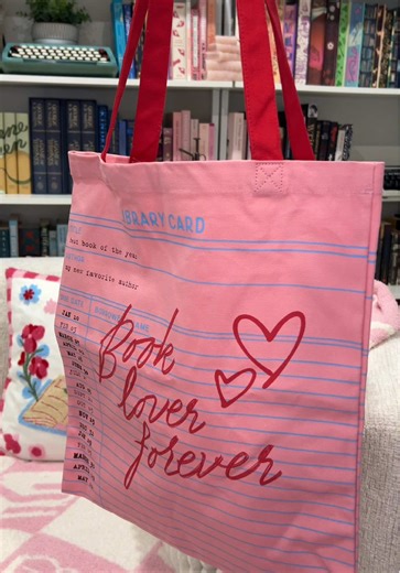 Cute Pink Barnes & Noble Tote for Book Lovers