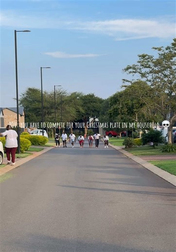 Competing for the Christmas Plate at Home