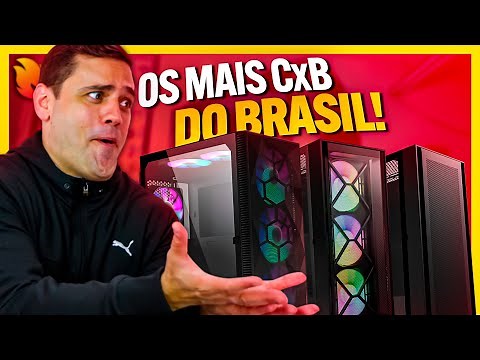 Gabinete Custo Barateza com 6 Fans, Montech x3 MESH, Montech Air 100 Lite, Montech Air 100 Premium