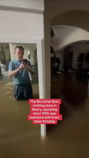 Storm Ciaran unleashed heavy rain resulting in flooding in Newry, Northern Ireland, affecting several area businesses on Tuesday. The Department for Infrastructure said it was on high alert and that it had received almost 800 calls related to flooding incidents. Click the link in bio to read the full story 🔗 #Storm #UKStorm #Ciaran #StormCiaran #heavyrain #NorthernIreland #Weather #ExtremeWeather #Newry #Newryflood #FloodinUK #UKFlood #NewryCanal | Sky News