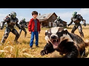 “Alien Elite Surrounded the Human Kid — The Honey Badger’s Roar Broke Their Courage.”HFY | SCIFI