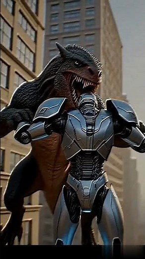 Robot Warrior Battle a Giant Kaiju - Who survives? #scifi #kaiju