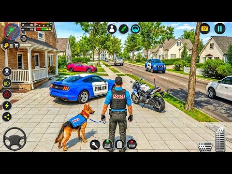 Police Car Chase Simulator 3D Game - Real Cop Cars Driving Simulator 2025 - Android GamePlay