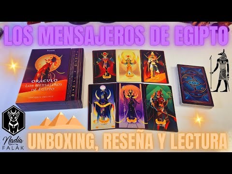 Oracle: The Messengers of Egypt ⭐ Unboxing, Review and Reading 💜 Nadia Falak