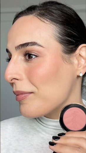 NEW YSL Hot Mauve (23) Blush ✨ Real Application on Light Olive Rosacea-Prone Skin