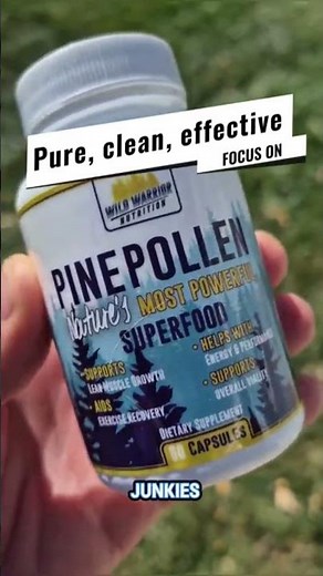 Pine Pollen for Men Over 40 - Natural T and Energy Support