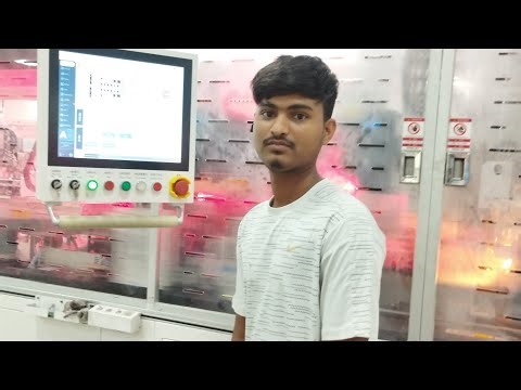 Stringer (ATW) machine new varsion Goldi solar Surat solar panel compny #stringer #ATW #solar panel