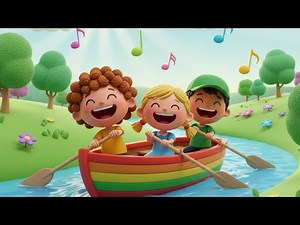 Row Row Row Your Boat 🚣 Nursery Rhymes for Kids | Baby Songs | Laila Fun