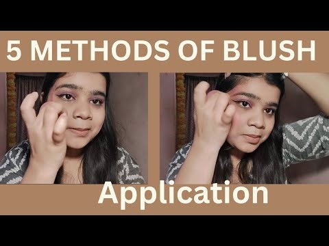 5 methods of blush application #blushapplication #blushtutorial #makeuptips