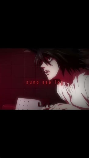 L Death Sad Moment in DEATH ⚰ NOTE 🥺 #l #kira #deathnote