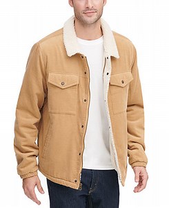 Levi'sÂ® Men's Fleece-Lined Corduroy Trucker Jacket  - Macy's