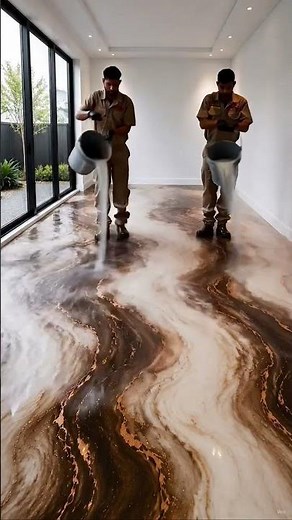 THIS FLOOR IS UNREAL 😱 Luxury Epoxy Floor Built for 12 Cats #epoxy #epoxyflooring #cathouse