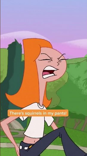 That girl’s got some serious squirrels in her pants! 🐿️👖 PhineasandFerb Shorts