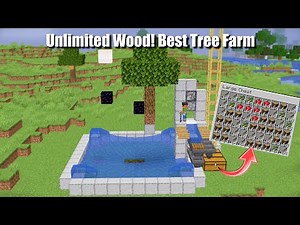 Unlimited Wood Farm in Minecraft – Best Tree Farm Design for Survival