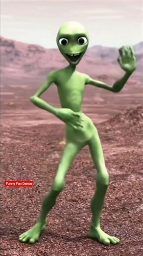 "Green Alien Belly Dance" | #greenalien #bellydance #funnydance #shorts
