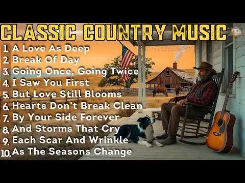 Timeless Classic Country Music 70s 80s 90s – Peaceful Nostalgic Road Trip 🤠🚗 Pure Soulful Journey