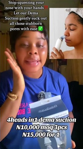 Derma suction available to order whatsap;07062870682#skincare