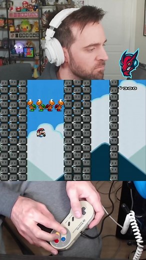 577K views · 7K reactions | That was SO CLOSE. #ryukahr #mario #gaming #nintendo #retro switch super Mario maker 2 kaizo gameplay | Ryukahr | Facebook