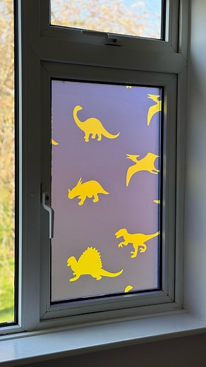3.7K views | Dino obsessed? We’ve got you covered (literally) Our window peel & stick vinyl removes so easily..swap it as often as the kids change their favourite dinosaur秊 ️ #DIY #RenterFriendly #PeelAndStick #EasyDIY #JesRoseVinyl | Jes Rose Vinyl | Facebook