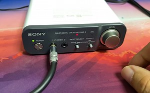 索尼早期小型解码器 功放 SONY DP-1000 支持多种音效 华仔二号出品