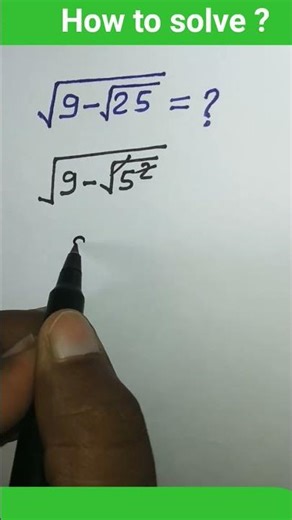 Double Under Root Math #maths #shorts