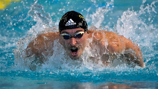 Natation: meilleure performance mondiale de l'année et record de France pour Grousset sur 100m papillon